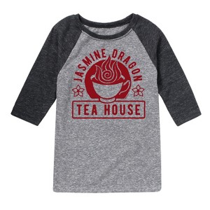 Boys' - Avatar: The Last Airbender - Jasmine Dragon Tea Raglan Graphic T-Shirt - 1 of 4