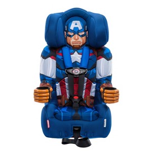Captain America 2-in-1 Harness Booster Car Seat - 1 of 4