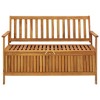 Storage Bench Natural wood Solid acacia wood Medium Storage Bench - 2 of 4