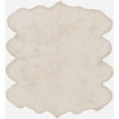 Hauteloom Premium White Soft Sheepskin Rug