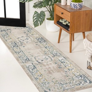 Rosalia Cottage Medallion Indoor Area Rug - JONATHAN Y - 1 of 4