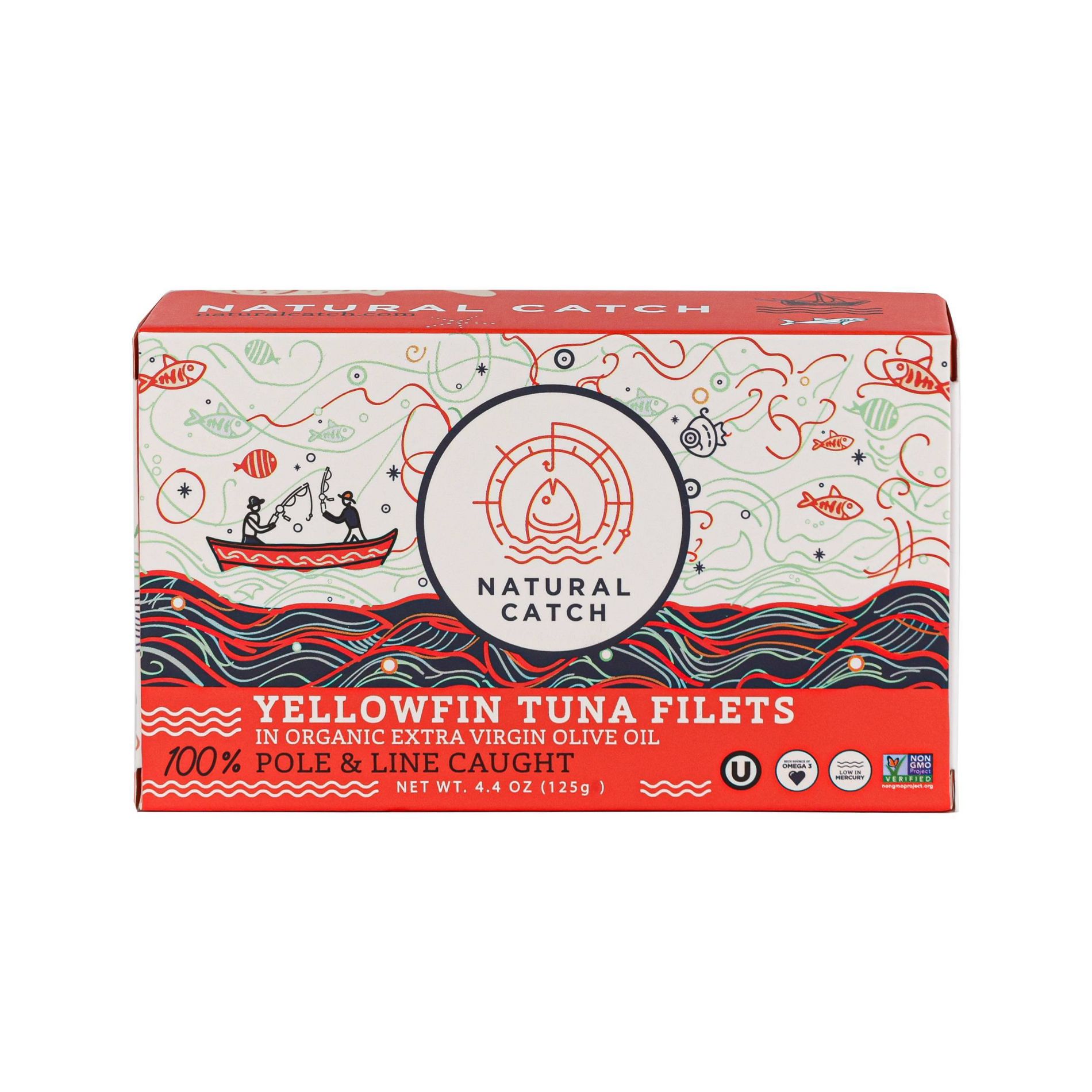 Natural Catch Yellowfin Tuna Filets In Organic Extra Virgin Olive Oil - 4.4oz
