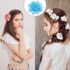 Unique Bargains Durable Versatile Chiffon  Artificial Flowers for Graduation Headbands 12 Pcs - 3 of 4