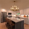 PAKOKULA Modern 9-Light Gold Branch Chandelier with Clear Glass Shade - 3 of 4