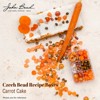 John Bead Recipe Box Mixed Glass Beads Carrot Cake, 110g - 4 of 4