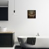 Stupell Industries Vintage Hippo Bathtub Black Framed Giclee Art - 2 of 4