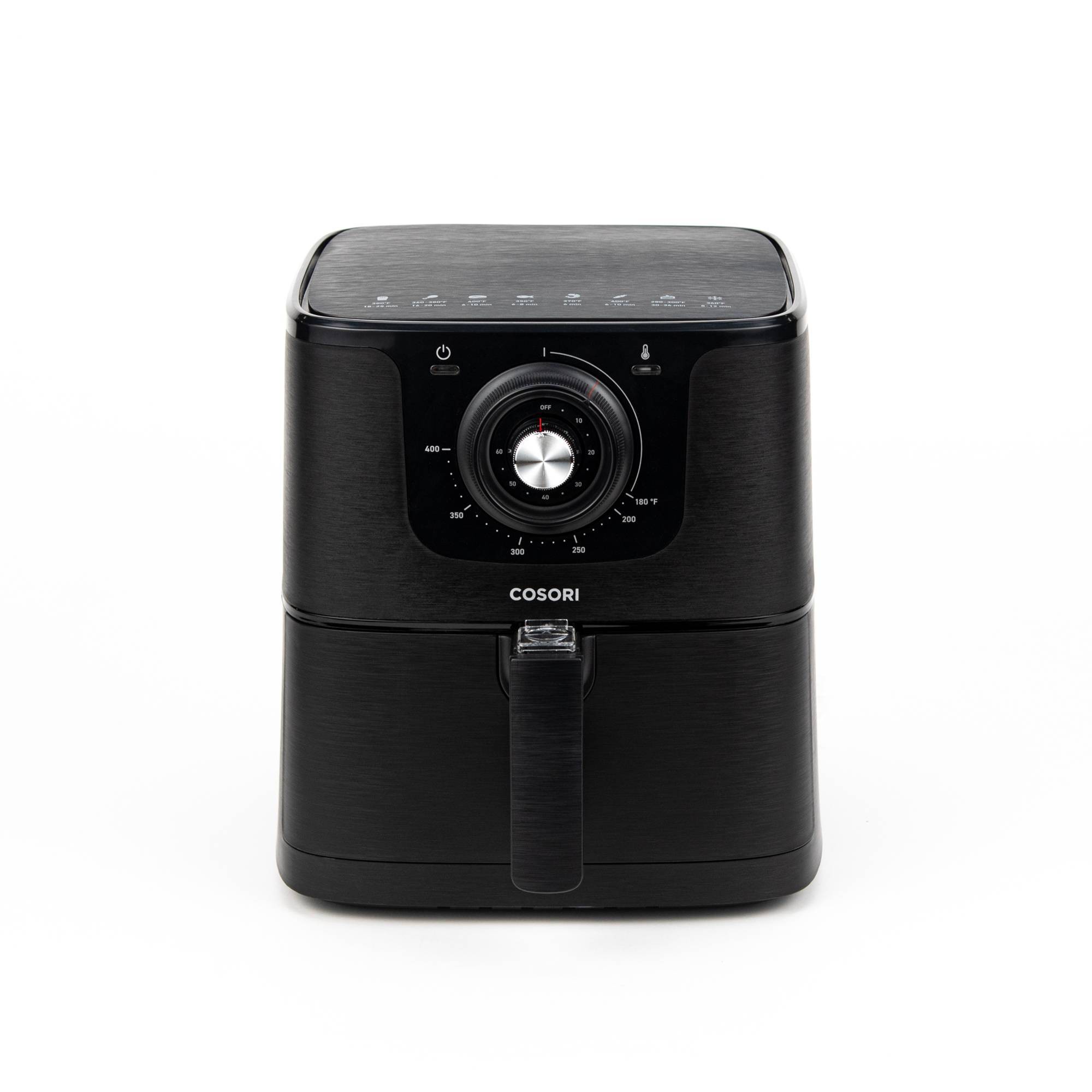 Cosori Classique Dial 5.8qt Air Fryer with Skewer Rack Set
