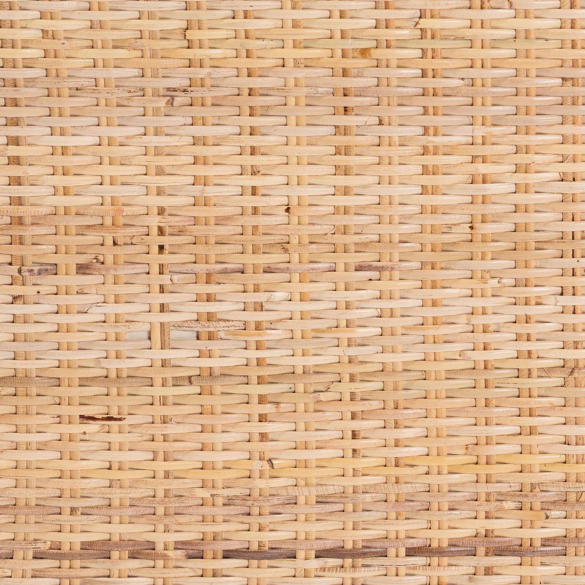 bali & pari Kalimantan Rattan and Acacia Wood Console Table Light Honey - thumbnail 7