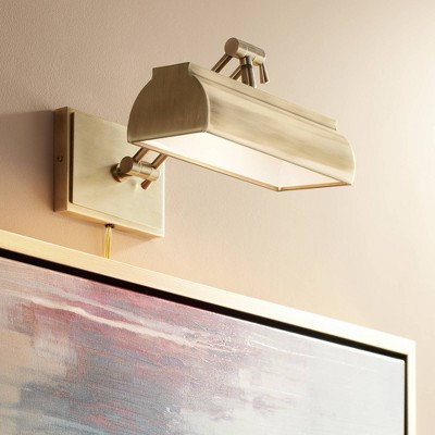 Antique Brass Adjustable LED Wall Picture Light