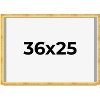 PosterPalooza | Minimalist Shadow Box Gold Picture Frame - UV Acrylic, Backing Board, Hanging Hardware - 2 of 4