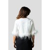 Women's Sally Feather Woven Top - LUCY PARIS - 3 of 4