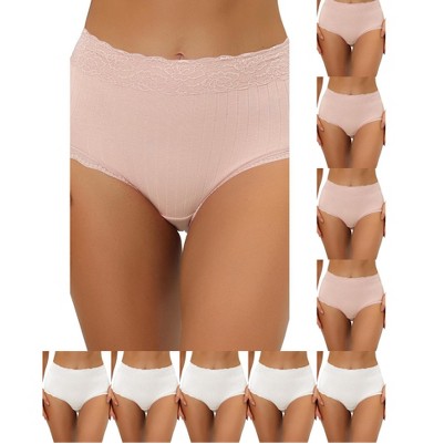 5 white 5 beige pink