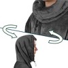 PAVILIA Wearable Blanket Women Men, Oversized Hoodie Sweatshirt Sweater Neck Warmer, Fleece Soft Hug Sleep Pod - 2 of 4
