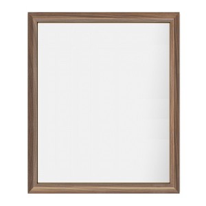 Apmir High-Strength Tempered Glass and Aluminum Alloy Framed French Cleat Mounted Wall Decor Mirror in matte black with 5-Year Warranty - 1 of 4