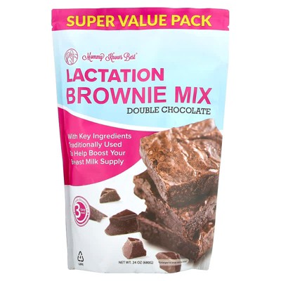 Mommy Knows Best, Lactation Brownie Mix, Double Chocolate, 24 oz