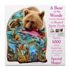 Sunsout A Bear in the Woods 1000 pc Special Shape  Jigsaw Puzzle 97089 - 3 of 4