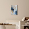 Art Remedy Morning Dew Blue Abstract Wall Art Framed - 2 of 4