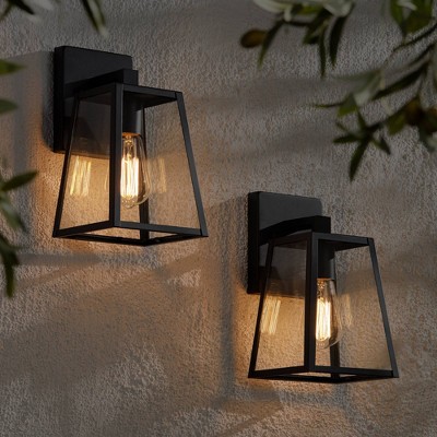 John Timberland Arrington Modern Outdoor Wall Lights Fixtures Set Of 2 ...