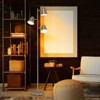 Tangkula 64" Mid Century Modern Floor Lamp 3 Light Tree, Standing Tall Pole Lamp w/ 3 LED Bulbs & Adjustable Heads (Nickel) - 3 of 4
