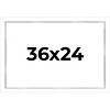PosterPalooza | Modern Shadow Box 1" Depth White Picture Frame - UV Acrylic, Backing Board, Hanging Hardware - 2 of 4