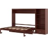 Polibi Queen Wall Bed with Convertible Storage Tower - 4 of 4