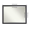 Amanti Art Oliver Narrow Beveled Wood Framed Bathroom Vanity Wall Mirror - 3 of 4