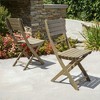 Syemin Patio Modern Accent Chairs, Outdoor Conversation Chairs, with Leisure Used, for Backyard, Garden, Beige, 15.75"*20.5"*33.75" - 4 of 4