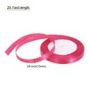 Unique Bargains Double Face Wide Satin Ribbon with Gold Edges for Wedding Bouquet - 2 of 4