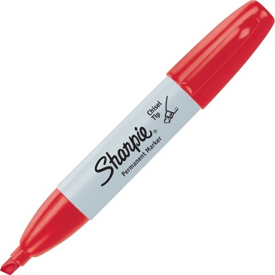 Sharpie Marker Chisel Tip Red 38283