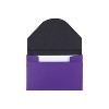 JAM PAPER Matte Business Card Case with Flap Purple (369032737) - 2 of 3