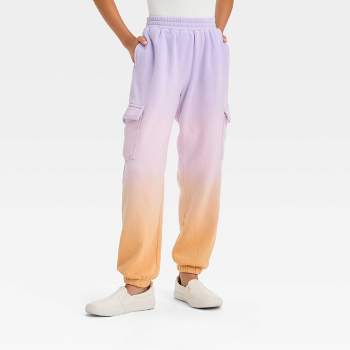 Girls' Windbreaker Cargo Jogger Pants - Art Class™ Tan Xl : Target