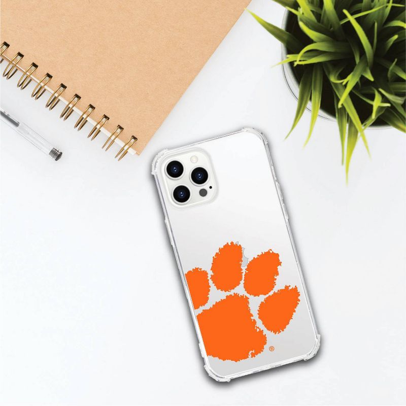 NCAA Clemson Tigers Clear Tough Edge Phone Case - iPhone 12/12 Pro, 3 of 5