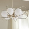 Quorum Lighting Belmont 6 - Light Chandelier in  Polished Nickel - 3 of 4