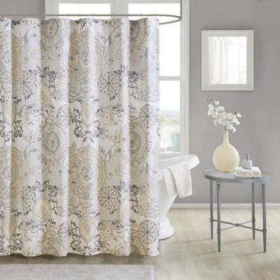 LunaLulinlk Printed Cotton Shower Curtain