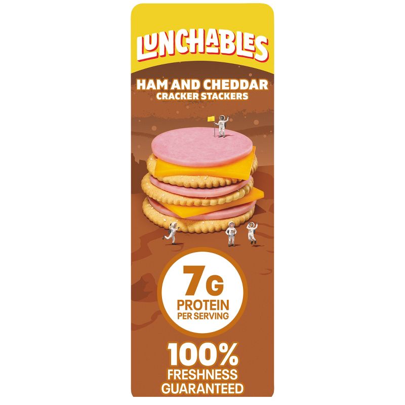 Lunchables Ham, Cheddar, and Crackers - 1.9oz, 1 of 14