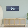 Stupell Industries Better At Lake with Crossed Oars, 48" x 20" - 2 of 4