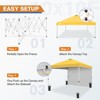 EAGLE PEAK Pop Up Canopy Tent with 1 Sidewall, Easy Setup Event Tent - 4 of 4