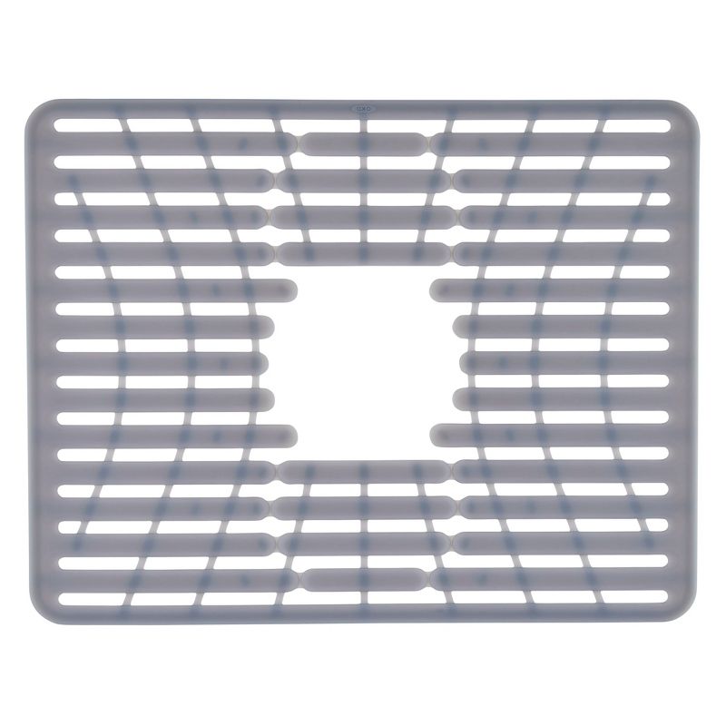 OXO 16.3&#34; x 12.8&#34; Silicone Sink Mat Gray, 2 of 7