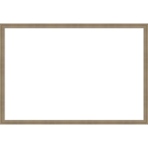 Amanti Art Florence Light Brown Framed Magnetic Dry Erase Board - 1 of 4