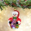 Christopher Radko 5.0 Inch Stout Snowball Snowman Holiday Tree Ornaments - 3 of 3