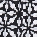 black watercolor tile