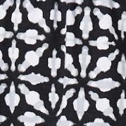 black watercolor tile