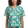 Golden Girls Characters All-Over Print Women's Button-Down Shirt And Pants 2-Piece Pajama Set - 4 of 4