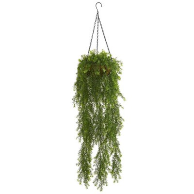 Nearly Natural 3-ft Willow Artificial Plant Hanging Basket : Target