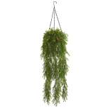 Nearly Natural 3-ft Willow Artificial Plant Hanging Basket