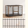 Feandrea Heavy-Duty Dog Crate, Metal Dog Kennel and Cage with Removable Tray, for Small and Medium Dogs - 3 of 4
