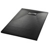 VidaXL Shower Base Tray SMC Black 39.4 in.x31.5 in. - 2 of 4