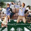 Coucheta Area Rug, Christmas Rug for Living Room, Washable Non Slip Rugs, Winter Home Decor, Soft Stain Resistant Holiday Rugs for Bedroom - 3 of 4