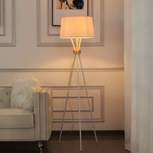 MAYEERTY 63.2 Inch Tripod Floor Lamp - High-Quality Metal Frame, Foot Switch, Tool-Free Assembly - 1 of 4