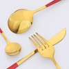 REGALWOVEN Stainless Steel Mirror Polished Durable Rust-Proof Serving Sets 24 Pcs 1 Set - 3 of 4